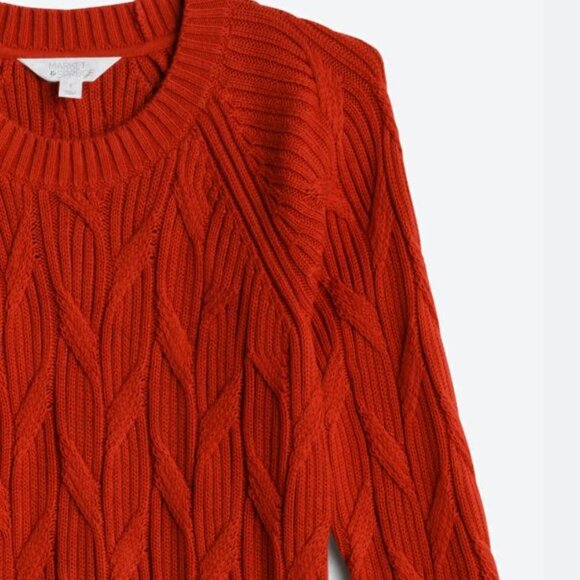 Market & Spruce Demna New Cable Stitch Pullover - Picture 7 of 8